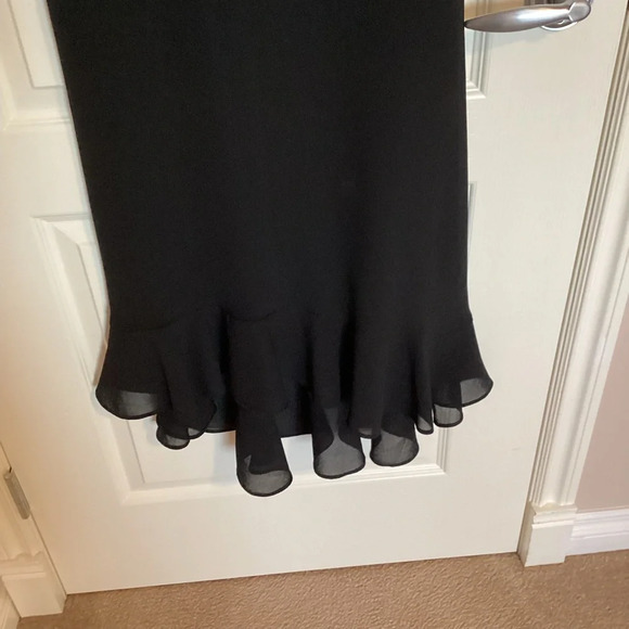 Lori Ann Montreal Women's Black Midi Dress Size 6 Wedding Formal Party Christmas - Picture 3 of 8